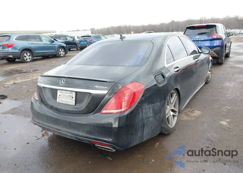 2015 Mercedes-Benz S 550 4Matic из США, поврежденный, VIN WDDUG8FB0FA158111